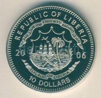 Libéria 2006. 10$ "Szabadság pillanatai-Apartheid vége 1989." multicolor T:PP
Liberia 2006...