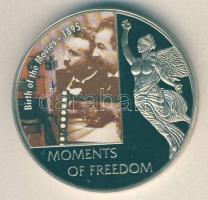 Libéria 2006. 10$ "Szabadság pillanatai-A Mozi születése 1895." multicolor T:PP Liberia 2006. 10 Dollars "Moments of Freedom-Birth of the Movies 1895." multicolor C:PP