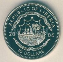 Libéria 2006. 10$ "Szabadság pillanatai - Szabadság-szobor 1886" multicolor T:PP