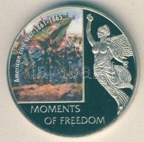 Libéria 2006. 10$ "Szabadság pillanatai - Amerikai polgárháború 1865" multicolor T:PP