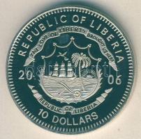 Libéria 2006. 10$ "Szabadság pillanatai - Magyar forradalom 1956" multicolor T:PP HUNGARIK...