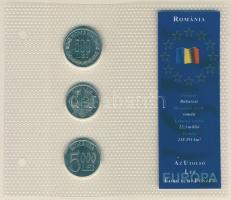 Románia 1999-2004. 500L, 1000L, 5000L, kereskedői szettben T:1
