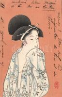 Japanese Geisha litho (EB)