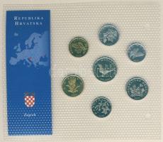 Horvátország 1999-2004. 1L-1K 7klf db, kereskedői szettben T:1