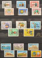 Jordánia és Jemen sorozatok 8 lapos A/4 berakóban (Mi EUR 356.-)