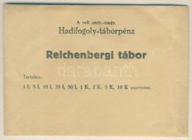 Ausztria/Reichenberg hadifogolytábor DN 1h, 5h, 10h, 20h, 50h, 1K, 2K, 5K, 10K szükségbankjegyek, ri...