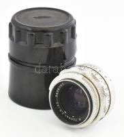 Carl Zeiss Jena Tessar 2.8/50 objektív, tartóban