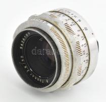 Carl Zeiss Jena Tessar 2.8/50 objektív, tartóban