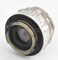 Carl Zeiss Jena Tessar 2.8/50 objektív, tartóban
