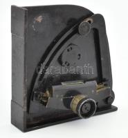 Otto A. Ganser Wien antik tüzérségi döntésfokmérő. 13x14 cm