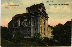 Gyulafehérvár, Alba Iulia; Batthyány könyvtár a várban / Biblioteca de Batthányi / library in the castle (EB)