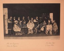 cca 1920-1930 "Der blaue Vogel" német színházi előadás reklámanyaga: ismertető prospektus,...