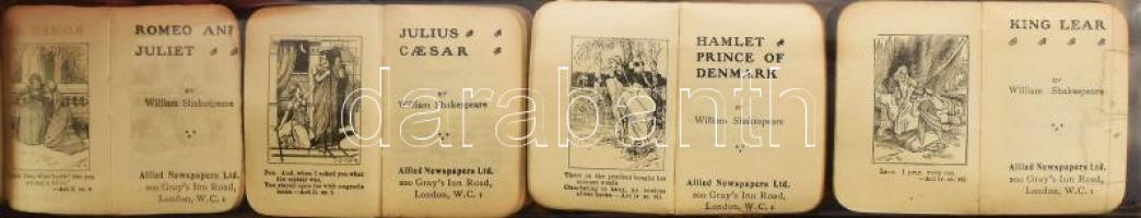 William Shakespeare összes műveinek 30 kötete: London, é.n., Allied Newspapers. Angol nyelven. Kiadó...