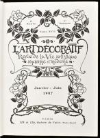 1907, 1908, 1911 L'Art Décoratif, 3 db