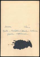 1938 Bp., két kislány (Klára és Zsuzsa) a Németvölgyi úti hadirokkant otthonban, feliratozott fotó, ...