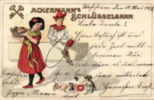 Ackermanns Schlüsselgarn litho