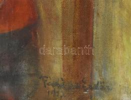 Farkas Eszter (1900-1983), 1924-1929 között Nagybányán tanult: Női portré. Olaj, vászon. Jelezve job...