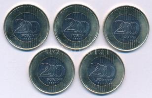 2023. 200Ft bicolor "Petőfi 200" (5x) T:UNC,AU