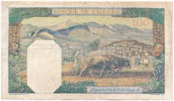 Algéria 1942. 100Fr "022 Y.852" T:F
Algeria 1942. 100 Francs "022 Y.852" C:F
K...