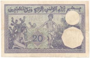 Tunézia 1939. 20Fr "Z.3277 167" T:F szép papír
Tunisia 1939. 20 Francs "Z.3277 167&q...