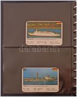 "Safe" sötétkék műbőr gyűrűs album, összesen 23db egyes és kettes osztású berakólappal, be...