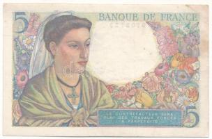 Franciaország 1947. 5Fr "H.149 05729" T:F szép papír
France 1947. 5 Francs "H.149 05...