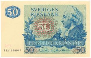 Svédország 1989. 50K T:F szép papír Sweden 1989. 50 Kronor C:F fine paper Krause 52