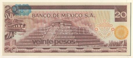 Mexikó 1977. 20P dekoratív, nagyalakú bankjegyes, bélyeges borítékon, bélyegblokkal, alkalmi bélyegz...