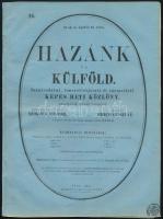 1865 Hazánk s a külföld 16. szám, fametszetű illusztrációkkal