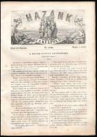 1865 Hazánk s a külföld 19. szám, fametszetű illusztrációkkal