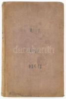 Vachott Sándor: - - versei
Pesten, (1846.) Ny.: Beimel Józsefnél. VI. 159 p. Első kiadás! Korabeli ...