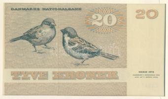 Dánia 1972. 20K dekoratív, nagyalakú bankjegyes, bélyeges borítékon, grönlandi bélyegblokkal, alkalm...