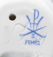 Herendi Fehér egér, jelzett, hibátlan, m: 6 cm