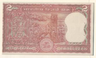 India DN 2R dekoratív, nagyalakú bankjegyes, bélyeges borítékon T:I