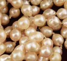 Tenyésztett gyöngy nyaklánc, elszakadva