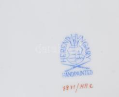 Herendi Macao mintás bonbonniere. Kézzel festett, jelzett, hibátlan 14x10 cm