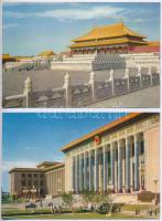 20 db használatlan Peking képeslap 2 tokban, 1960 körüli kiadás