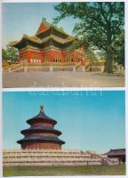 20 db használatlan Peking képeslap 2 tokban, 1960 körüli kiadás