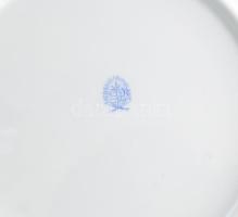 Herendi Viktória mintás mély tányér. Kézzel festett, jelzett, hibátlan d: 26 cm