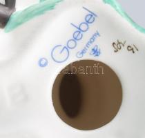 2 db Hummel/Goebel zenélő angyalka, kézzel festett fajansz, jelzett, hibátlan , m: 6cm