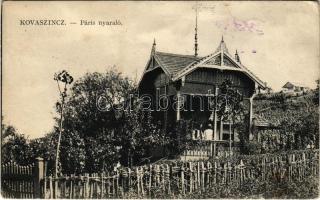 1913 Kovászi, Kovaszinc, Covasint; Páris nyaraló, szőlőtelep. Weisz Rudolf és társa kiadása / villa, vineyards (EK)