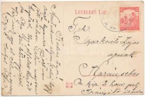 Almásegres, Ágris, Agrisu Mare; Községháza, utca, templom / town hall, street, church (EK)