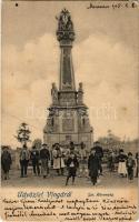 1905 Vinga, Szentháromság szobor / Trinity statue (EB)