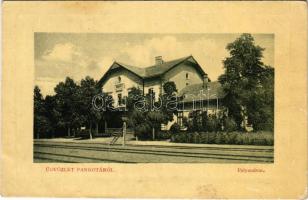 Pankota, Pancota; pályaudvar, vasútállomás. W.L. Bp. 5429. 1912-14. 5939. / railway station (fl)