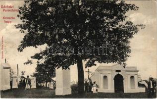 1921 Pankota, Pancota; Kálvária hegy. Bemater Ödön kiadása, Ruhm Ö. felvétele / Calvary hill (Rb)