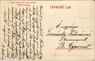 Selmecbánya, Banská Stiavnica; Kolos leánynevelő intézet zárdája, utca, Singer Ignátz és Grohmann Gy...