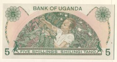 Uganda 1979. 5Sh dekoratív, nagyalakú bankjegyes, bélyeges borítékon, bélyegblokkal és elsőnapi bély...