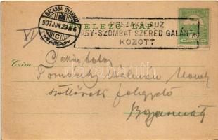 1907 Nagyszombat, Tyrnau, Trnava; utca, Theke üzlete. Fischer Hugo kiadása / street view, shop + &qu...