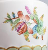 Herendi Viktória mintás váza. Jelzett, hibátlan, m: 16 cm