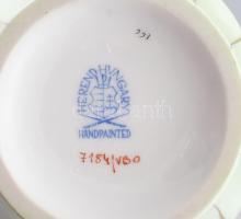 Herendi Viktória mintás váza. Jelzett, hibátlan, m: 16 cm